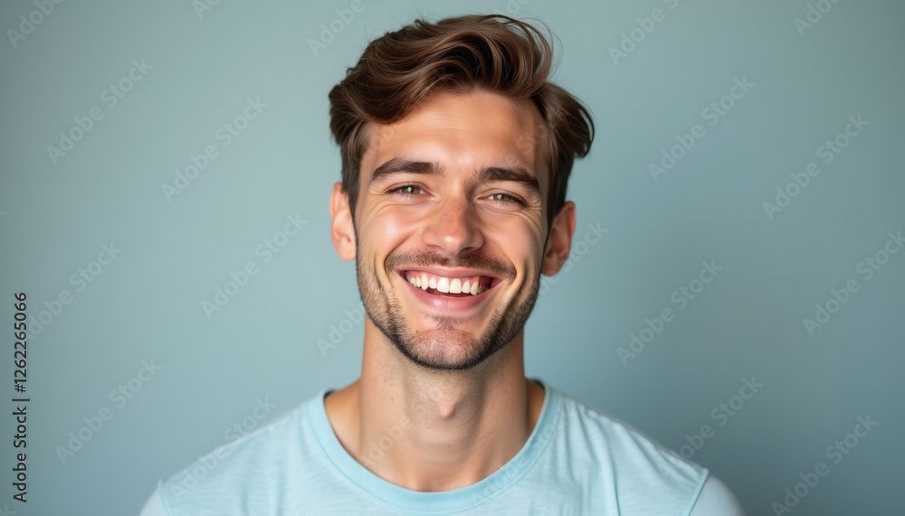 Smiling Man Portrait - Joyful Expression