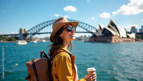 Sydney Travel: Happy Woman Enjoying the City