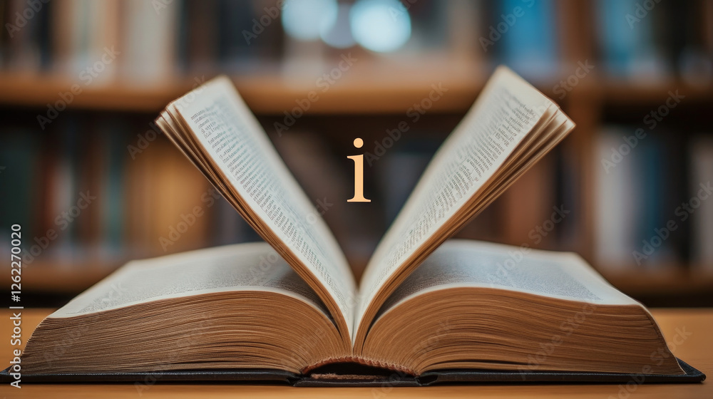 Open information book with bookworm isolated thin line icon. Vector catalogue or magazine info and instruction guide. Textbook or brochure with educational materials, encyclopedia sign, i letter Open information book with bookworm isolated thin line icon. Vector catalogue or magazine info and instruction guide. Textbook or brochure with educational materials, encyclopedia sign, i letter