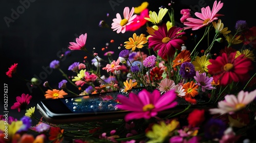 Wallpaper Mural Tommy Franklin: Floral Portrait
 Torontodigital.ca