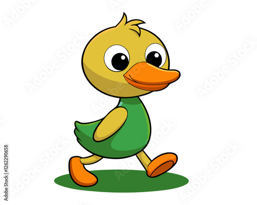 funny duck cartoon