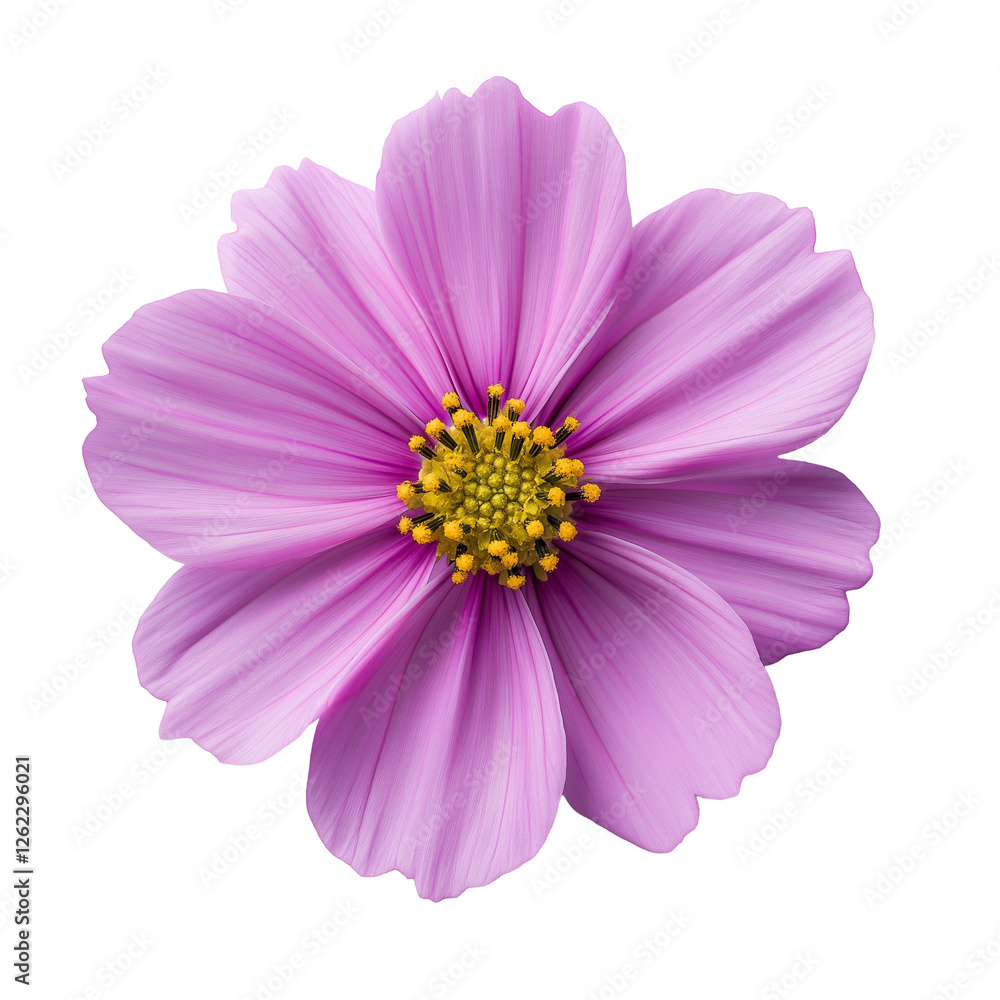 cosmos flower isolated on transparent white background, clipping path cosmos flower isolated on transparent white background, clipping path