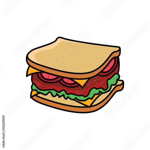 Bread Cartoon Vector