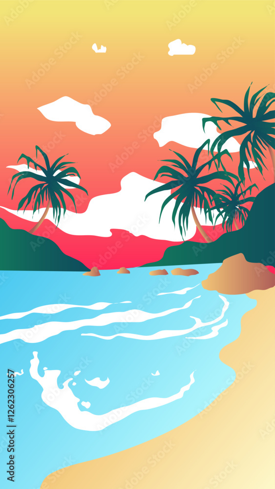 Obraz premium Vintage Aesthetic retro background