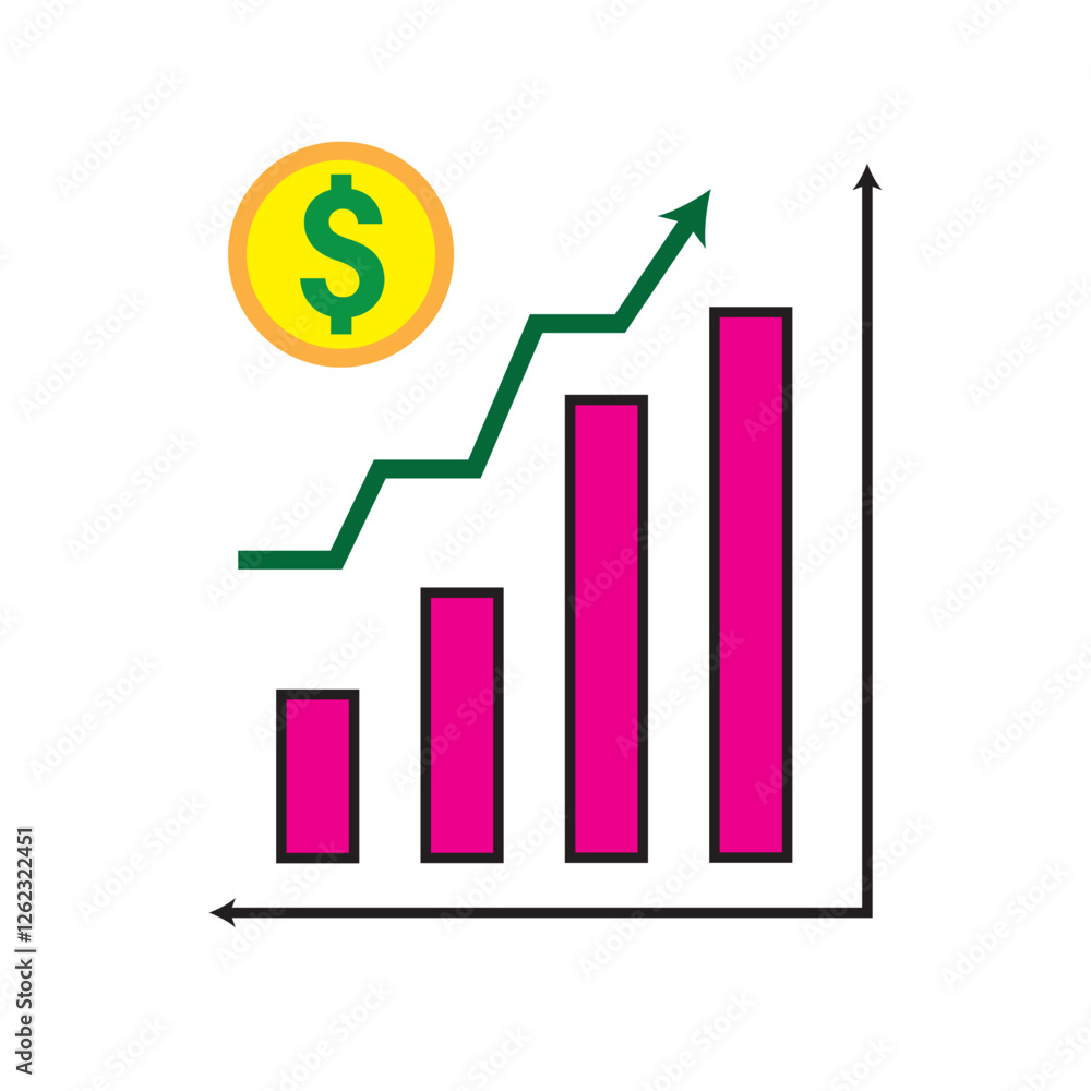 Finance bar diagram graphic charts. Bar charts, Bar Graph, icons, infographic elements. Finance bar diagram graphic charts. Bar charts, Bar Graph, icons, infographic elements.