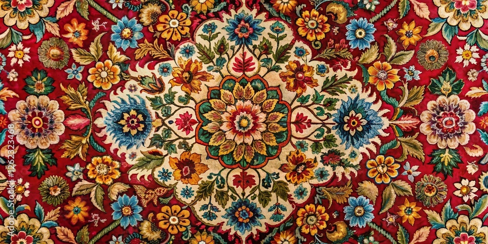 Intricate Floral Rug Patterns: Repeating Motifs & Botanical Designs for Home Decor Intricate Floral Rug Patterns: Repeating Motifs & Botanical Designs for Home Decor