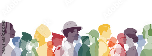 People of different professions together.