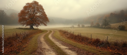 Serene Morning in the Countryside