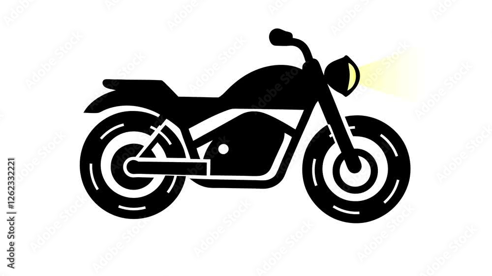 Motorcycle Vector Animation Video Motorcycle Vector Animation Video