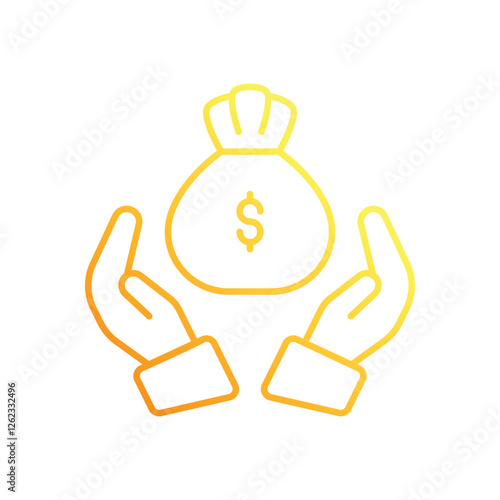 Net Worth vector icon