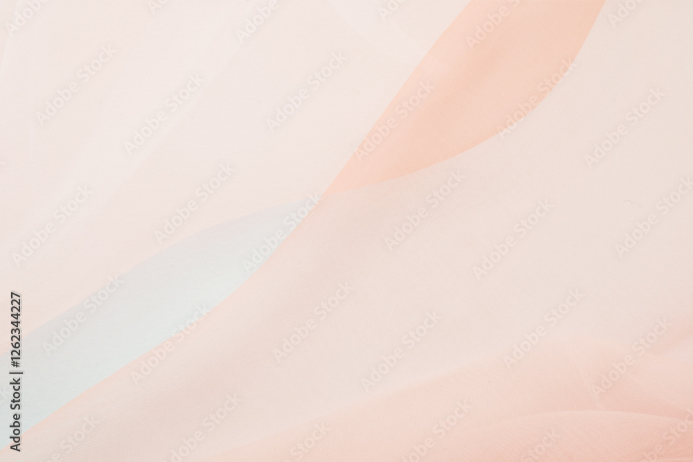 Obraz premium ピンクの薄い布