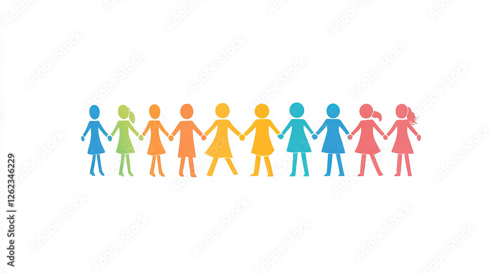 Connect people icon for community or teamwork union and company brand, vector emblem. People connect icon of color people together or family connecting by hands for social team network and partnership Connect people icon for community or teamwork union and company brand, vector emblem. People connect icon of color people together or family connecting by hands for social team network and partnership