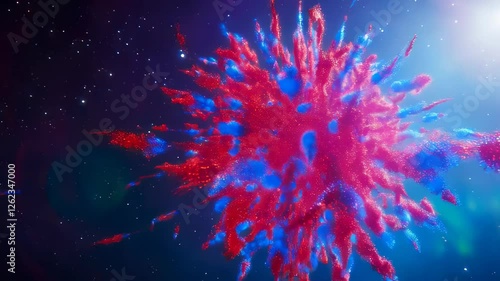 Space Fireworks Display