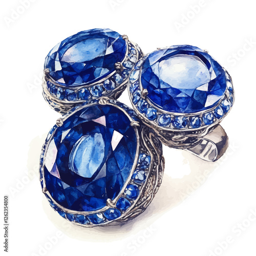 Blue sapphires are known for their deep, mesmerizing hue and timeless beauty.
