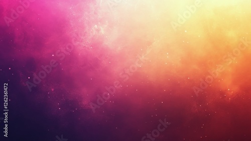 Abstract waves of light and color flowing in a vibrant digital landscape at early morning