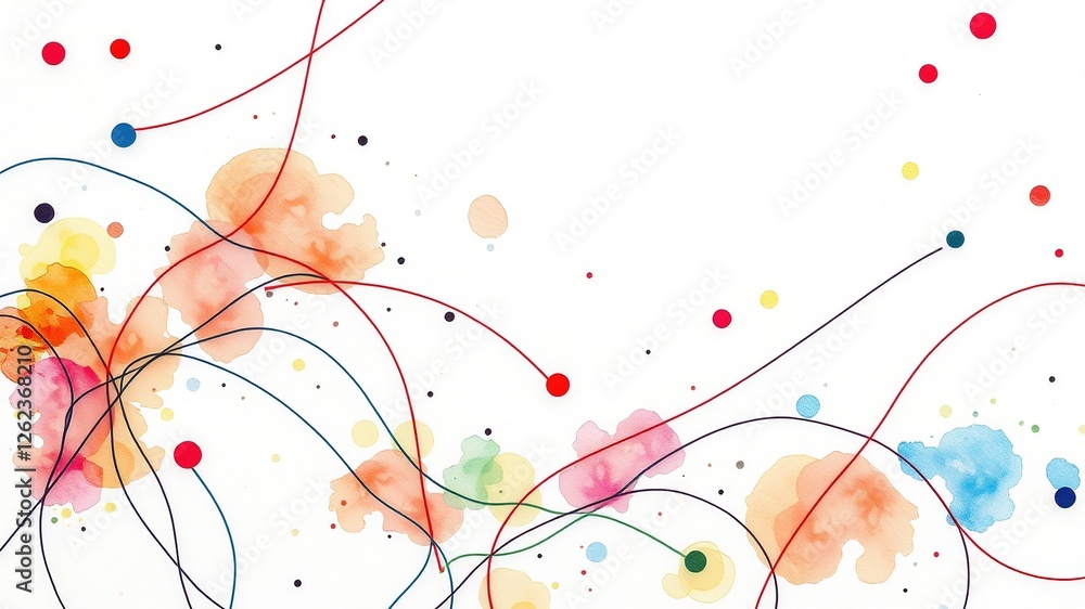 Watercolor Stained Lines Celebrate Festival Spirit Watercolor Stained Lines Celebrate Festival Spirit