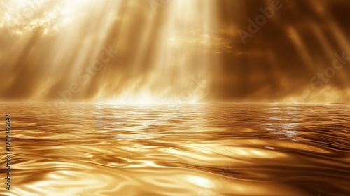 Golden texture with sparkling highlights reflecting light on a smooth surface