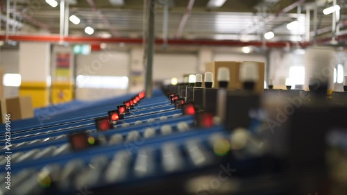 Wallpaper Mural Automated Conveyor Belt with Packages Torontodigital.ca