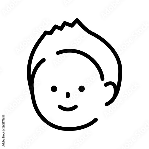 シンプル男性アイコン