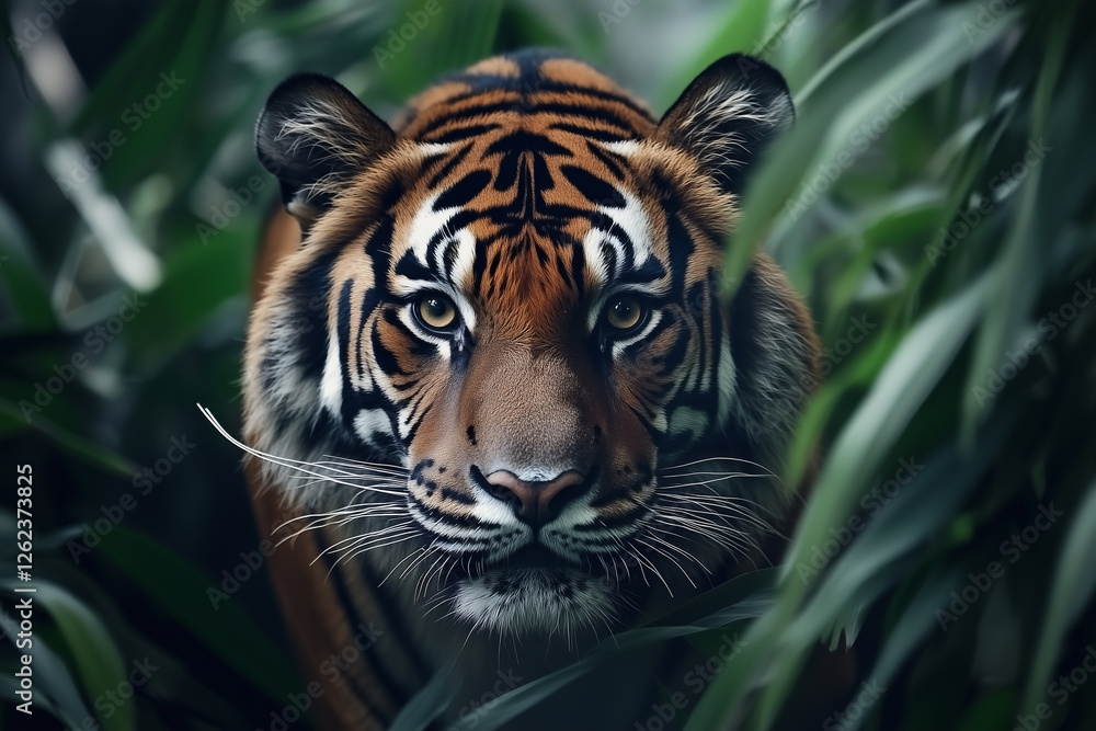Fierce Tiger in the Jungle Fierce Tiger in the Jungle