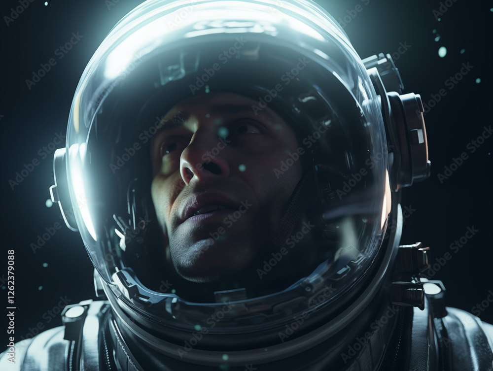 A male in a space suit, looking head-on at the camera with his face visible through the glass. Cyberpunk style, upper body shot, digital art, cinematic, high detail, hyper-realistic. A male in a space suit, looking head-on at the camera with his face visible through the glass. Cyberpunk style, upper body shot, digital art, cinematic, high detail, hyper-realistic.