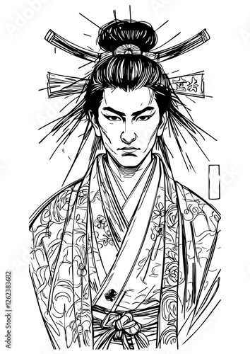 The Stoic Samurai – Honor and Strength in Ink
