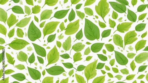 vibrant green leaves showcasing intricate textures and fresh growth in natural sunlight, highlighting organic patterns and vitality, generate AI