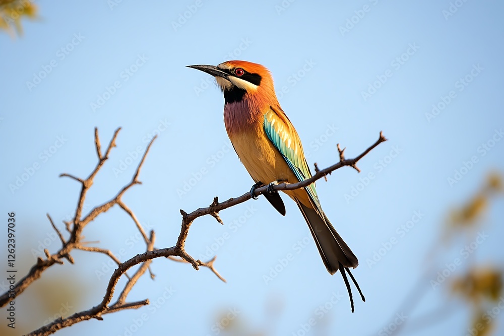 Colorful Bird on a Branch Colorful Bird on a Branch
