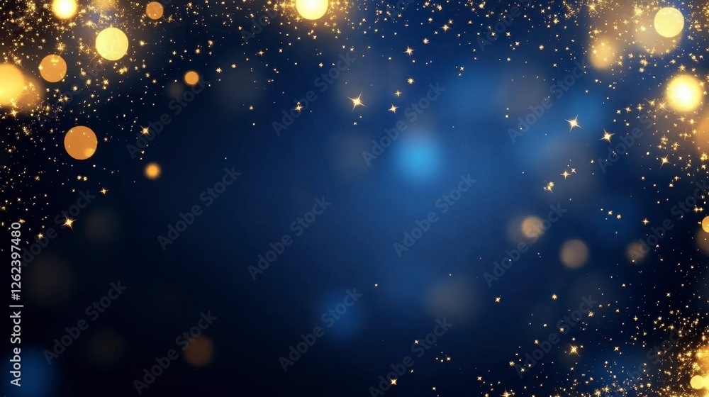 Abstract Gold Glitter Bokeh Background Abstract Gold Glitter Bokeh Background