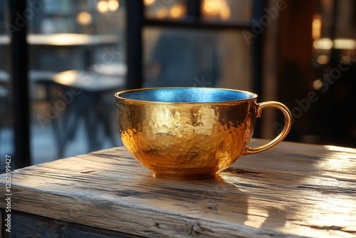 Golden Tea Cup