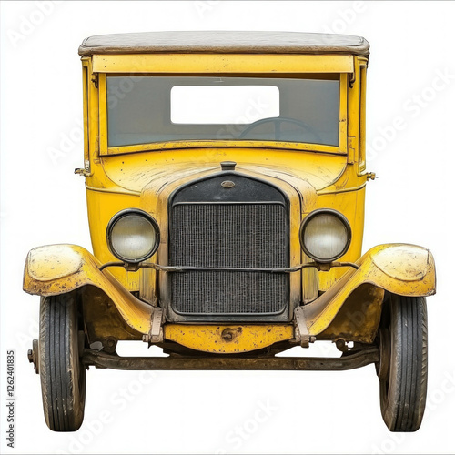 Vintage Car Isolated
