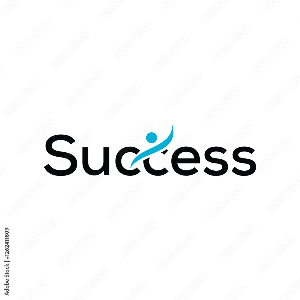 typography font success logo design vector template typography font success logo design vector template