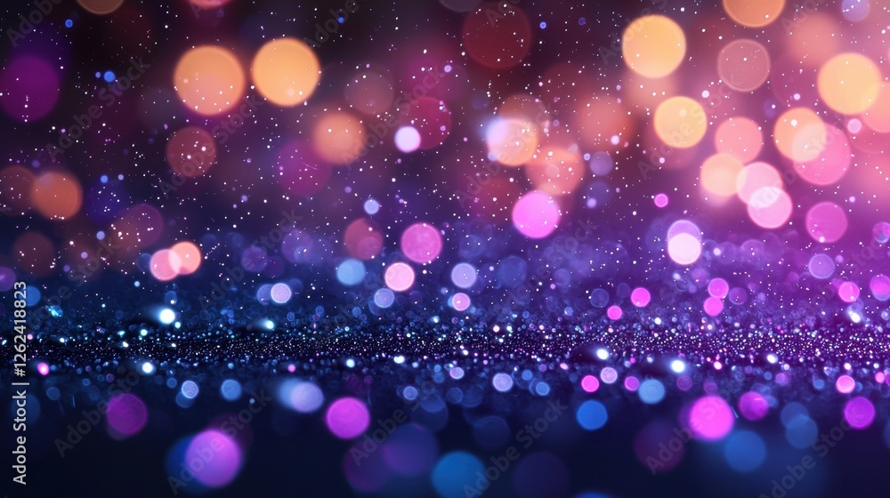 Colorful bokeh lights creating a dreamy atmosphere Colorful bokeh lights creating a dreamy atmosphere
