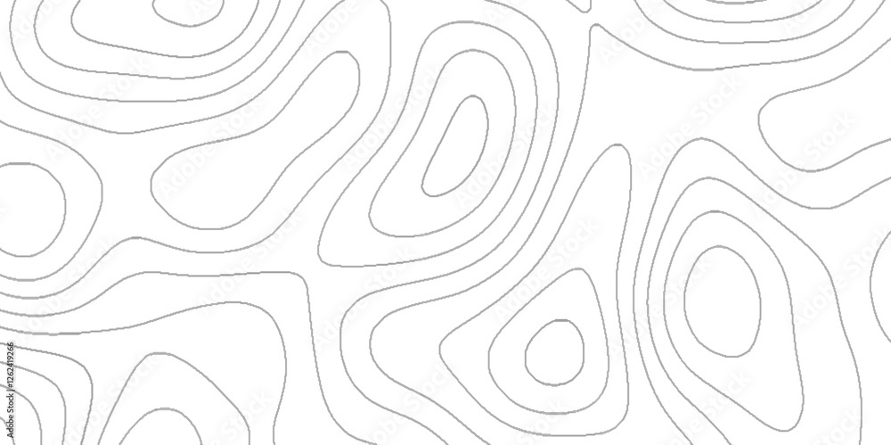 Fototapeta premium Modern design with White background with topographic, topography and geography map grid abstract backdrop, Abstract topographic contours map background.