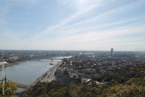 Photography Panoramic view of Budapest, Hungary