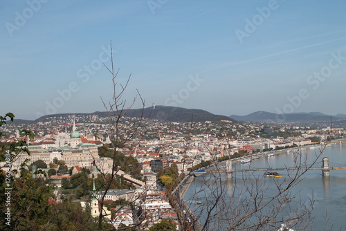 Canvas Print Panoramic view of Budapest, Hungary