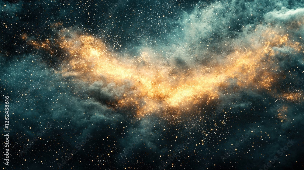 Stunning Cosmic Explosion in Deep Space Stunning Cosmic Explosion in Deep Space