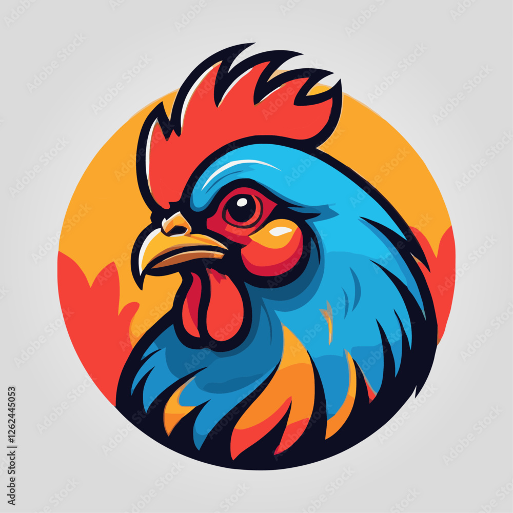 rooster isolated on white background rooster isolated on white background