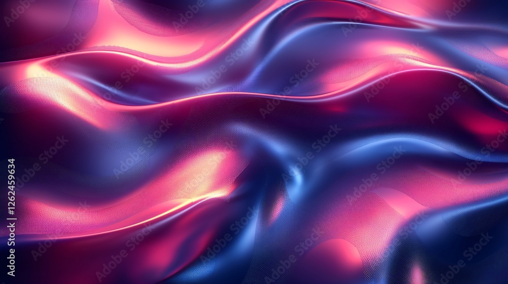 Obraz premium Abstract Pink Blue Liquid Wave Texture