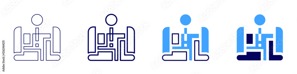 Map plugin icon in 4 different styles. Thin Line, Line, Bold Line, Duotone. Duotone style. Editable stroke Map plugin icon in 4 different styles. Thin Line, Line, Bold Line, Duotone. Duotone style. Editable stroke