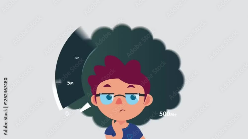 Mindset and Speed of Thought – Animated Brain Performance Concept Mindset and Speed of Thought – Animated Brain Performance Concept