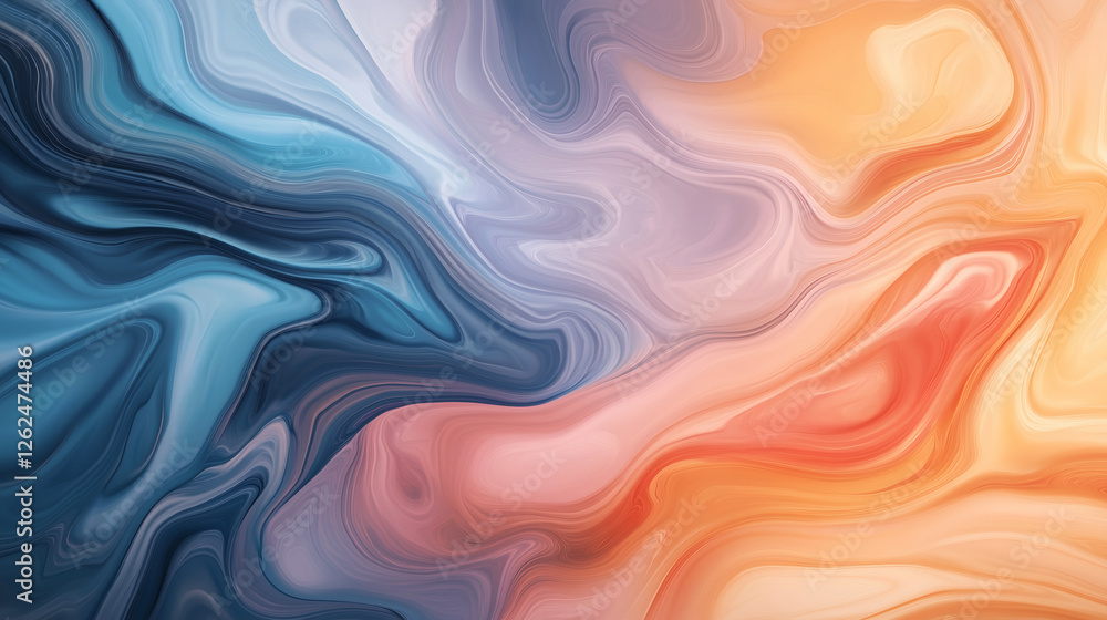 Fototapeta premium Abstract Swirls of Color