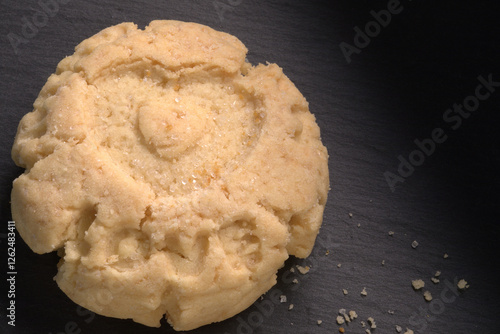 Cookie with the word love on it