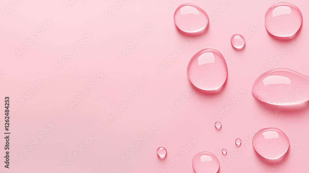 Pink Water Droplets Wallpaper Pink Water Droplets Wallpaper