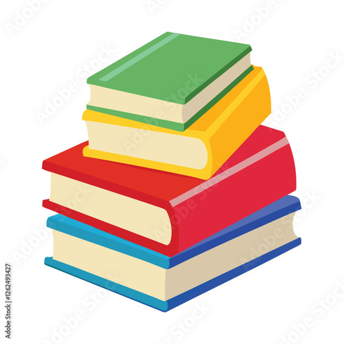 Illustration of Four Color Books