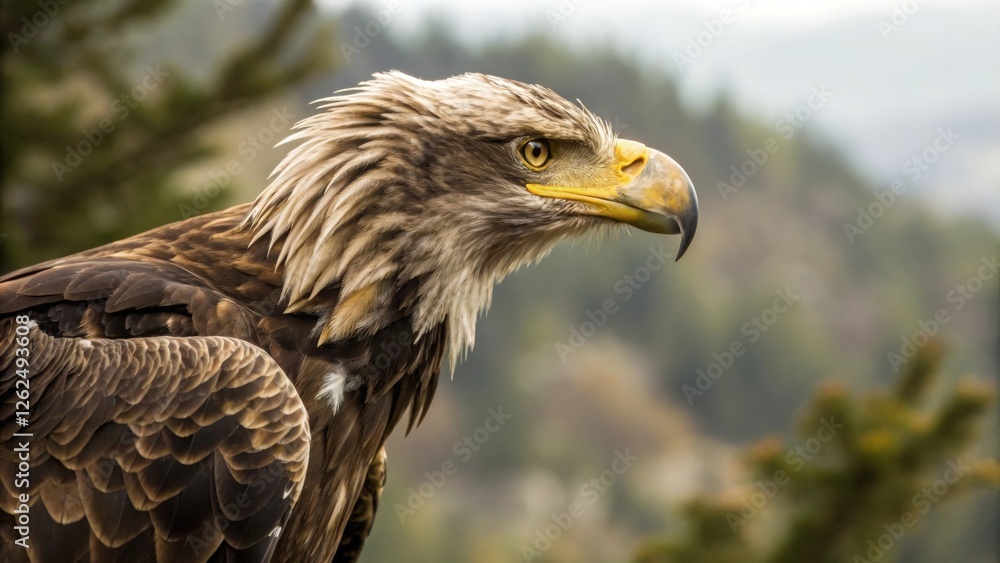 Fototapeta premium Majestic Eagle Profile 