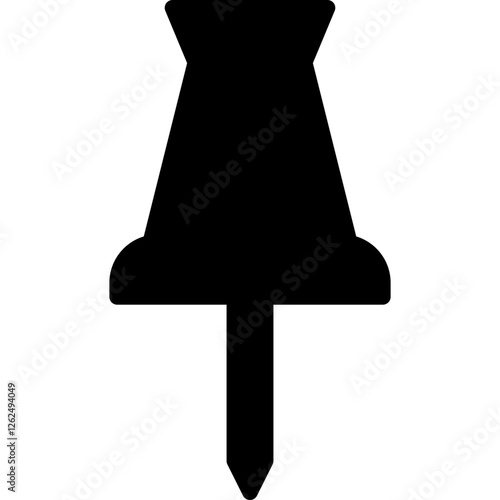 A pin is a tool for marking wall material