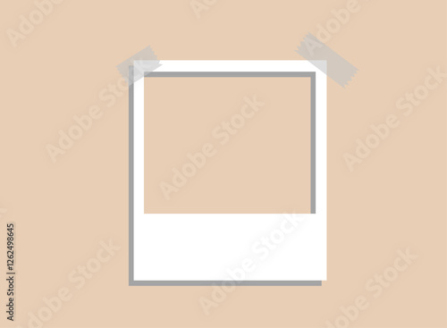 Illustration of an Aesthetic Polaroid Frame