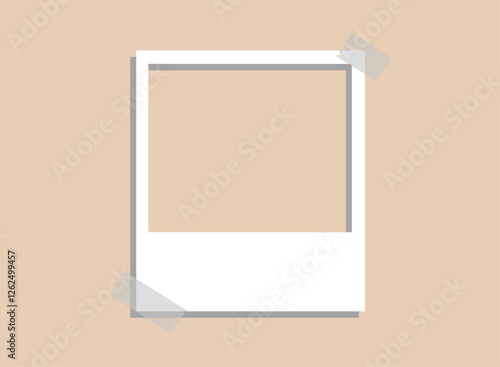 Illustration of an Aesthetic Polaroid Frame
