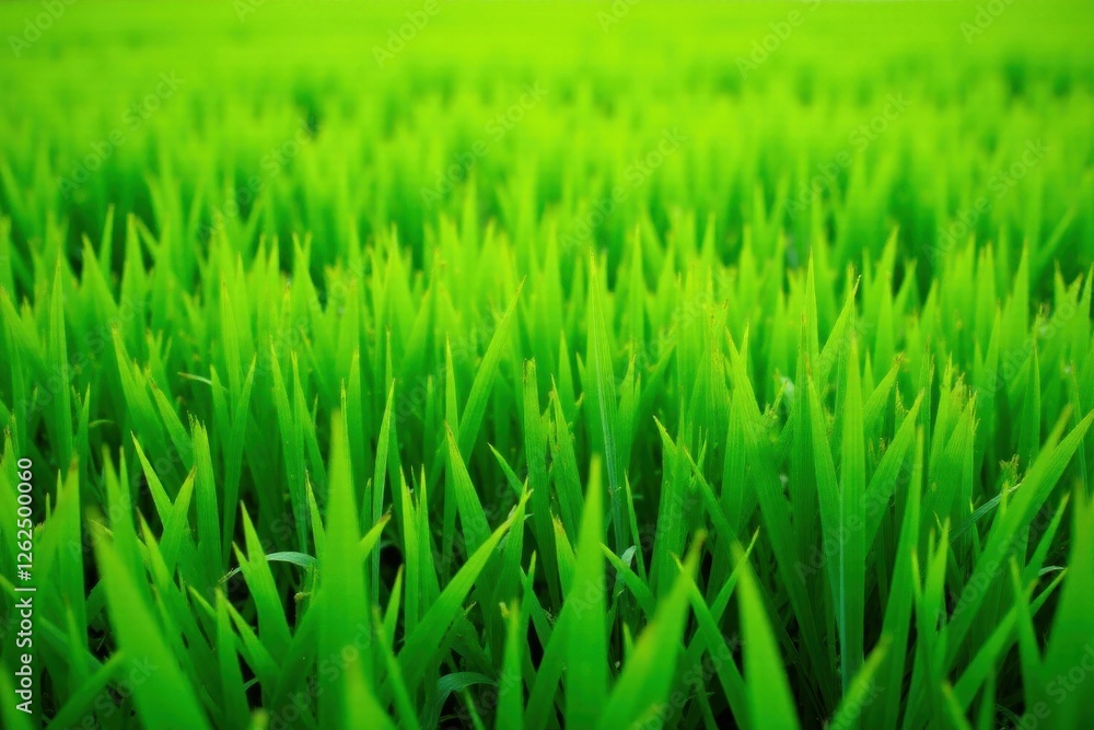 Lush green grass field, vibrant texture, isolated , flora, scenic, stem Lush green grass field, vibrant texture, isolated , flora, scenic, stem